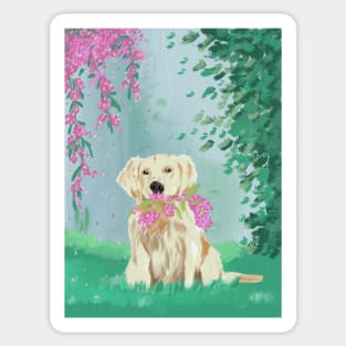 Golden Retriever Sticker